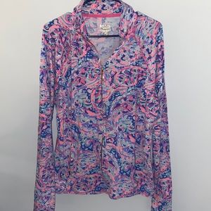 Lilly Pulitzer Luxletic XL zip up